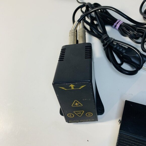 Tattoo Power Supply Elfin EP2 Digital LCD Mini Screen Compact Foot Pedal - Picture 10 of 11